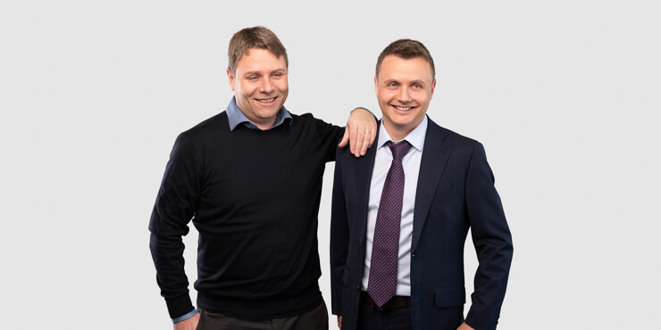 ICR Informatik Geschäftsleitung mit Roger und Remo Peduzzi